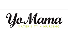 Yo mama maternity + nursing logo