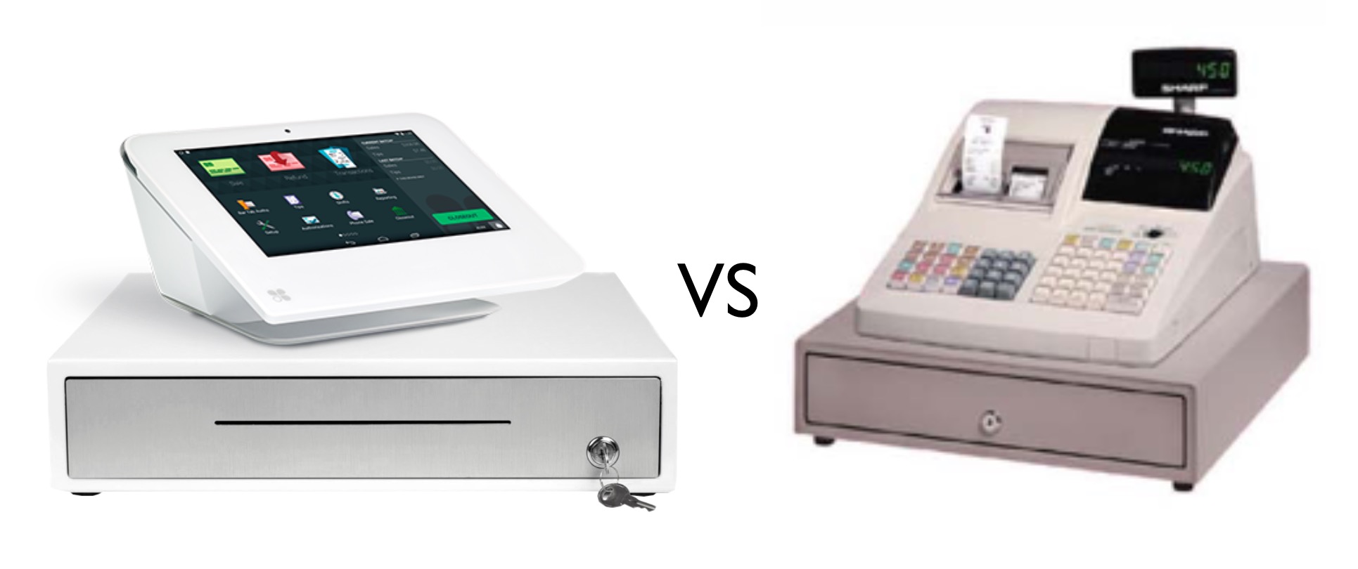 Clover Mini POS versus old looking registry