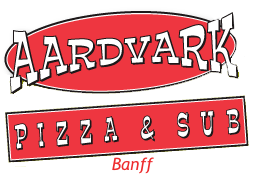 aardvark pizza banff logo